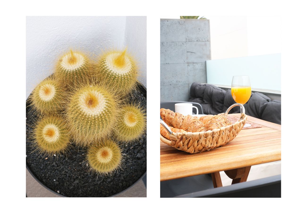 Ferienhaus in Puerto Calero - Casa Bleu - Duplex - Pool und BBQ By LVH