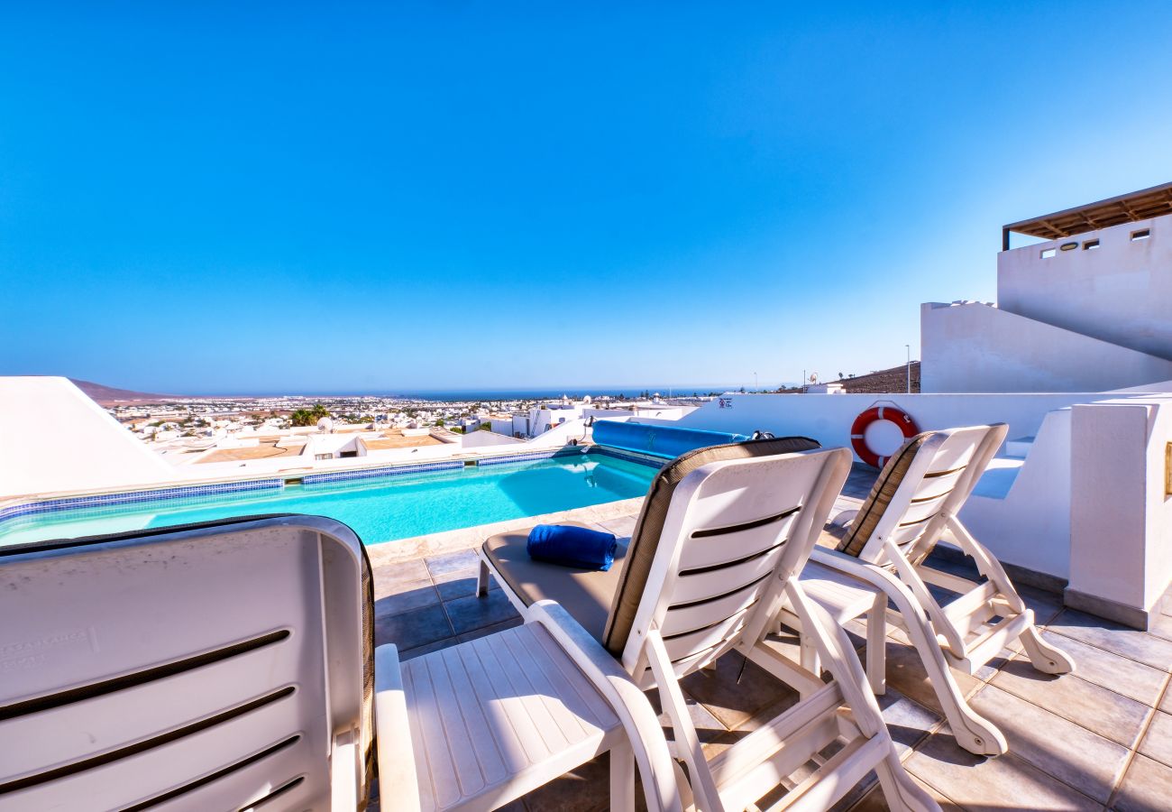 Ferienhaus in Playa Blanca - Lava and Sea - Pool, BBQ und Meerblick By LVH