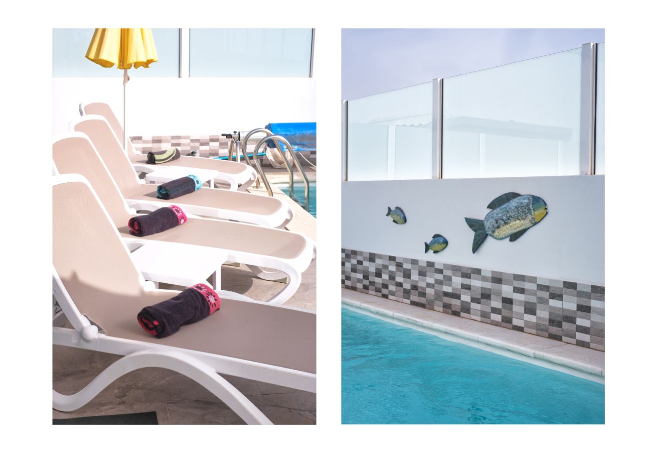 Ferienhaus in Playa Blanca - Villa Cassia - Pool, Tischfußball, BBQ und AACC By LVH