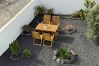 Ferienhaus in Tinajo - NoPasaNada: apartmento privado el Hierro, vistas al jardín