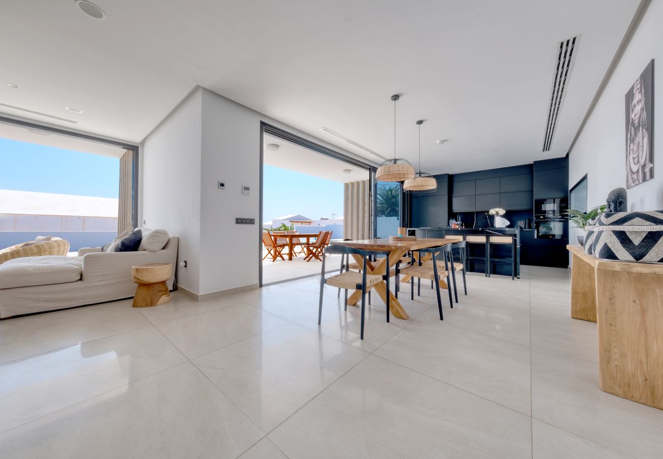 Villa in Puerto Calero - White House - Fire pit and private pool By Lanzarote Vacation Homes