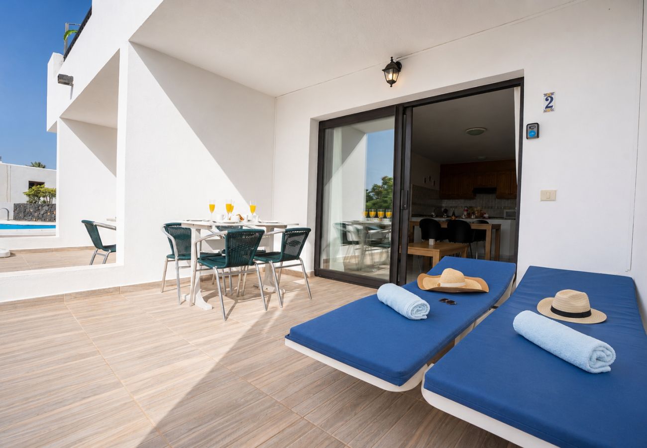 Ferienwohnung in Charco del Palo - Apartamento 2, Complejo Casa Blanca