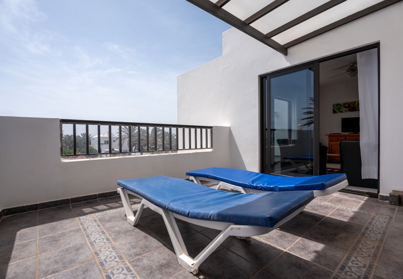 Ferienwohnung in Charco del Palo - Apartamento 7, complejo Casa Blanca