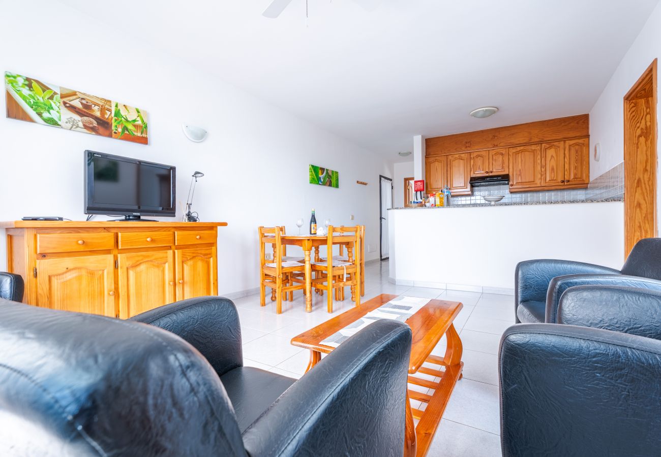 Ferienwohnung in Charco del Palo - Apartamento 7, complejo Casa Blanca