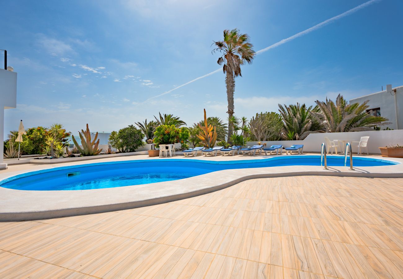 Ferienwohnung in Charco del Palo - Apartamento 7, complejo Casa Blanca