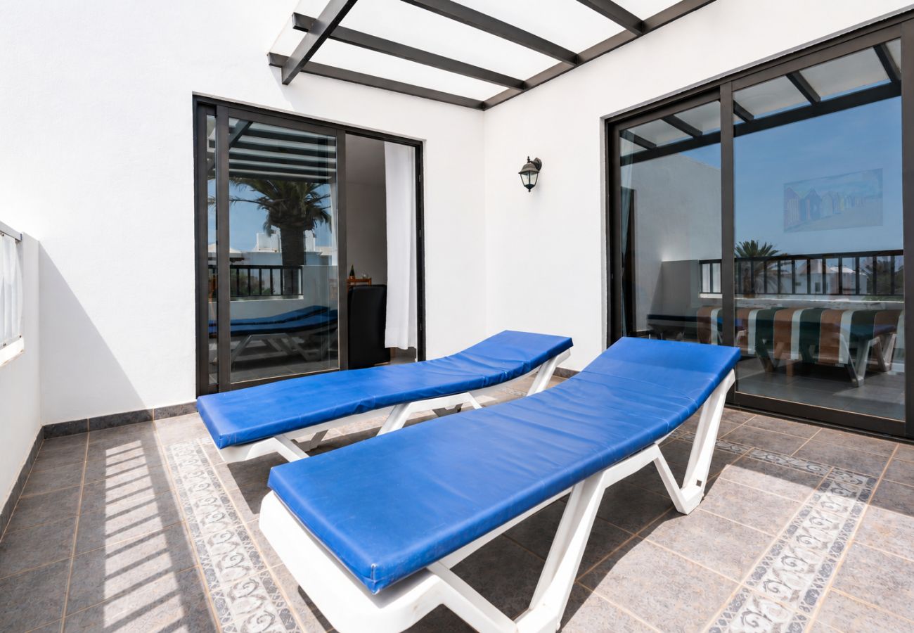 Ferienwohnung in Charco del Palo - Apartamento 7, complejo Casa Blanca