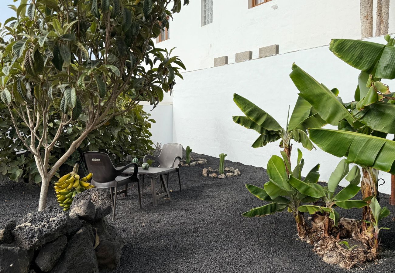 House in Tinajo - NoPasaNada: apartmento privado el Hierro, vistas al jardín