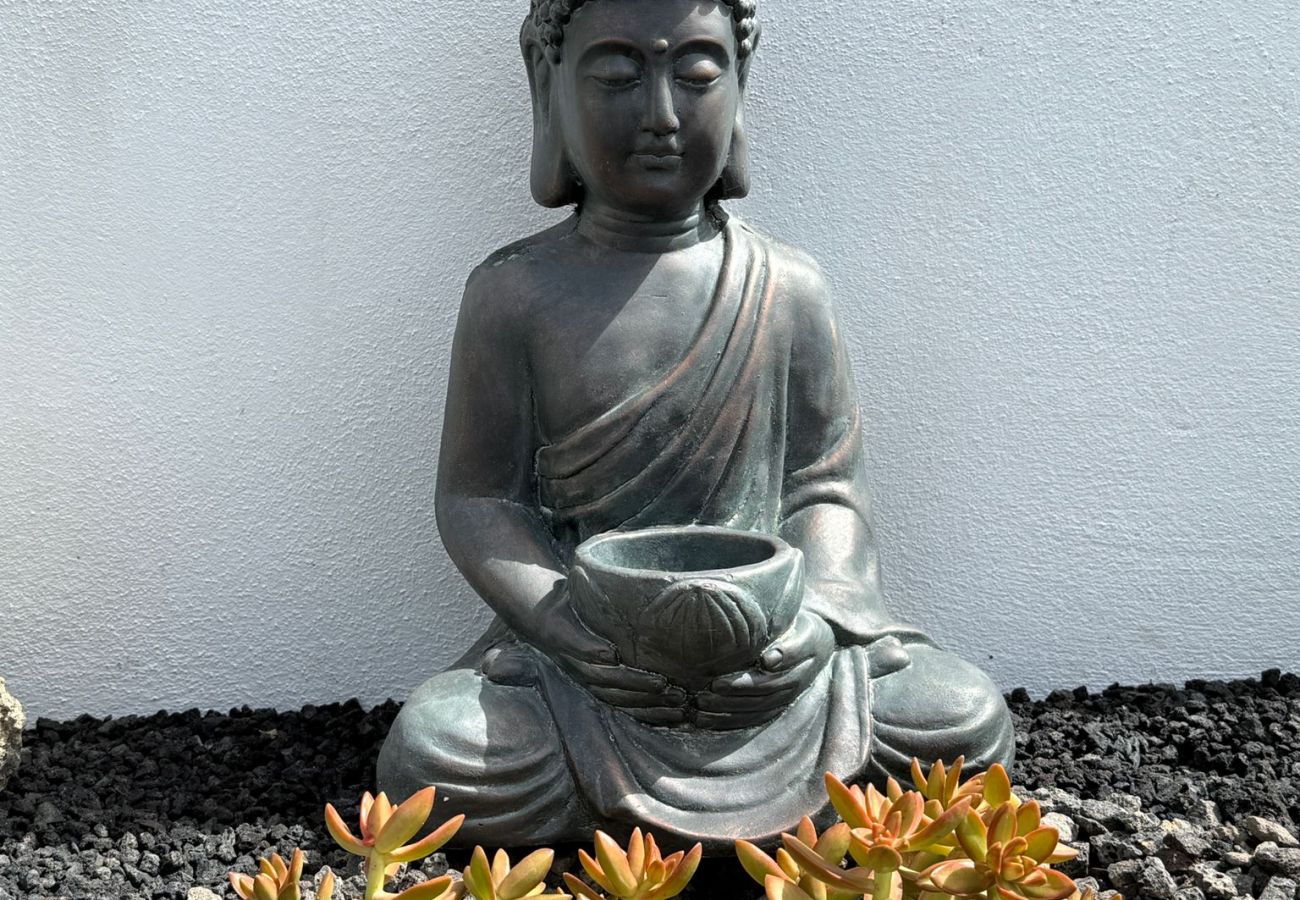 House in Tinajo - NoPasaNada: apartmento privado el Hierro, vistas al jardín