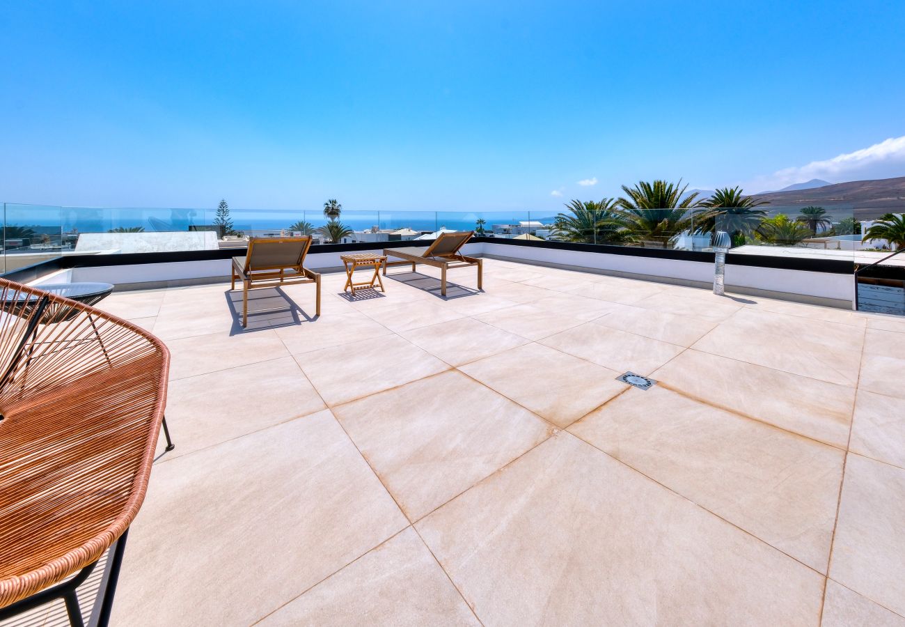 Villa in Puerto Calero - White House - Fire pit and private pool By Lanzarote Vacation Homes