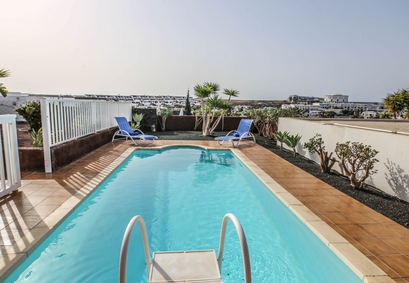 Villa a Playa Blanca - Las Coloradas - Vista mare - Piscina con BBQ By LVH