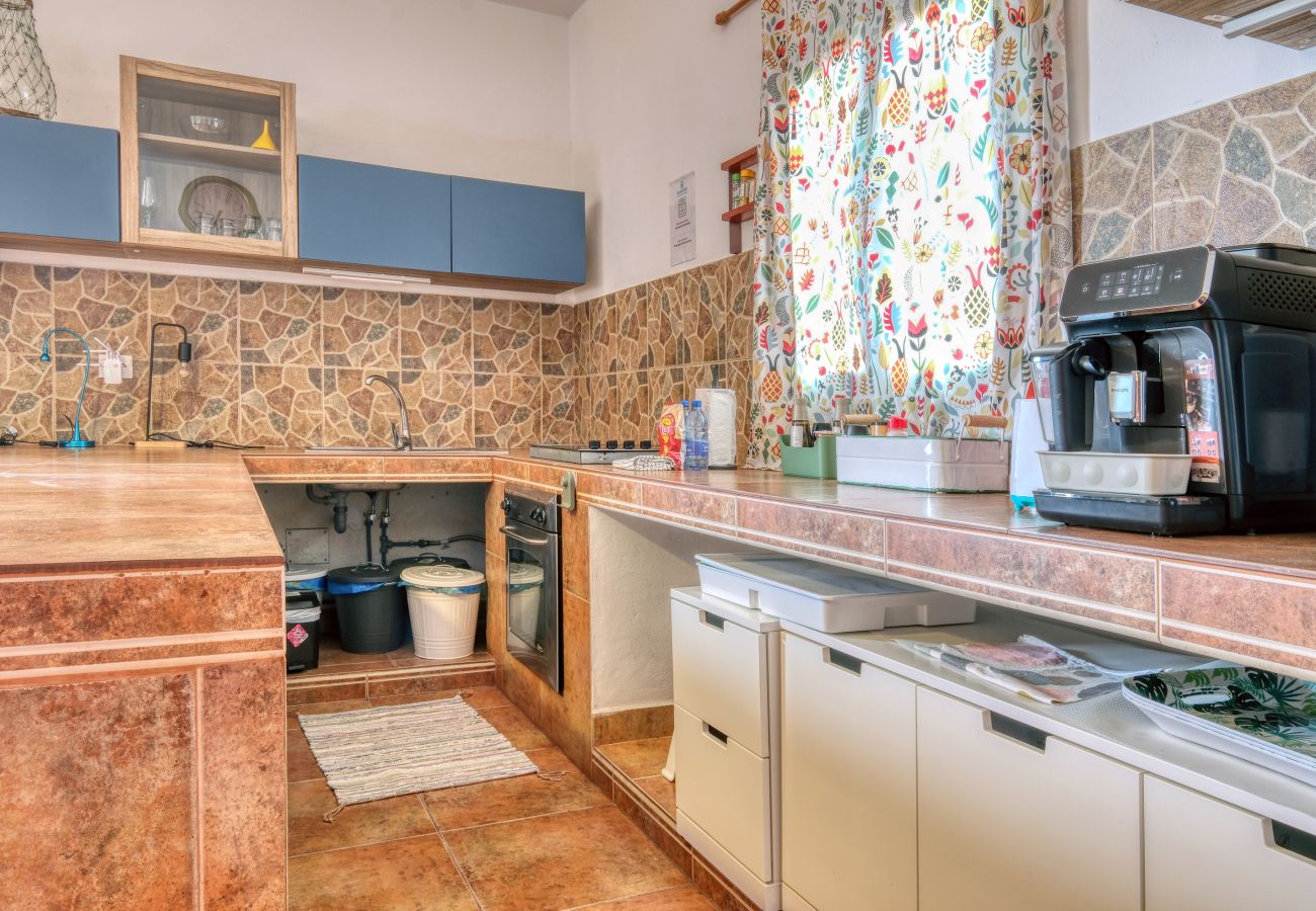 Casa a Tinajo - NoPasaNada: apartmento privado el Hierro, vistas al jardín