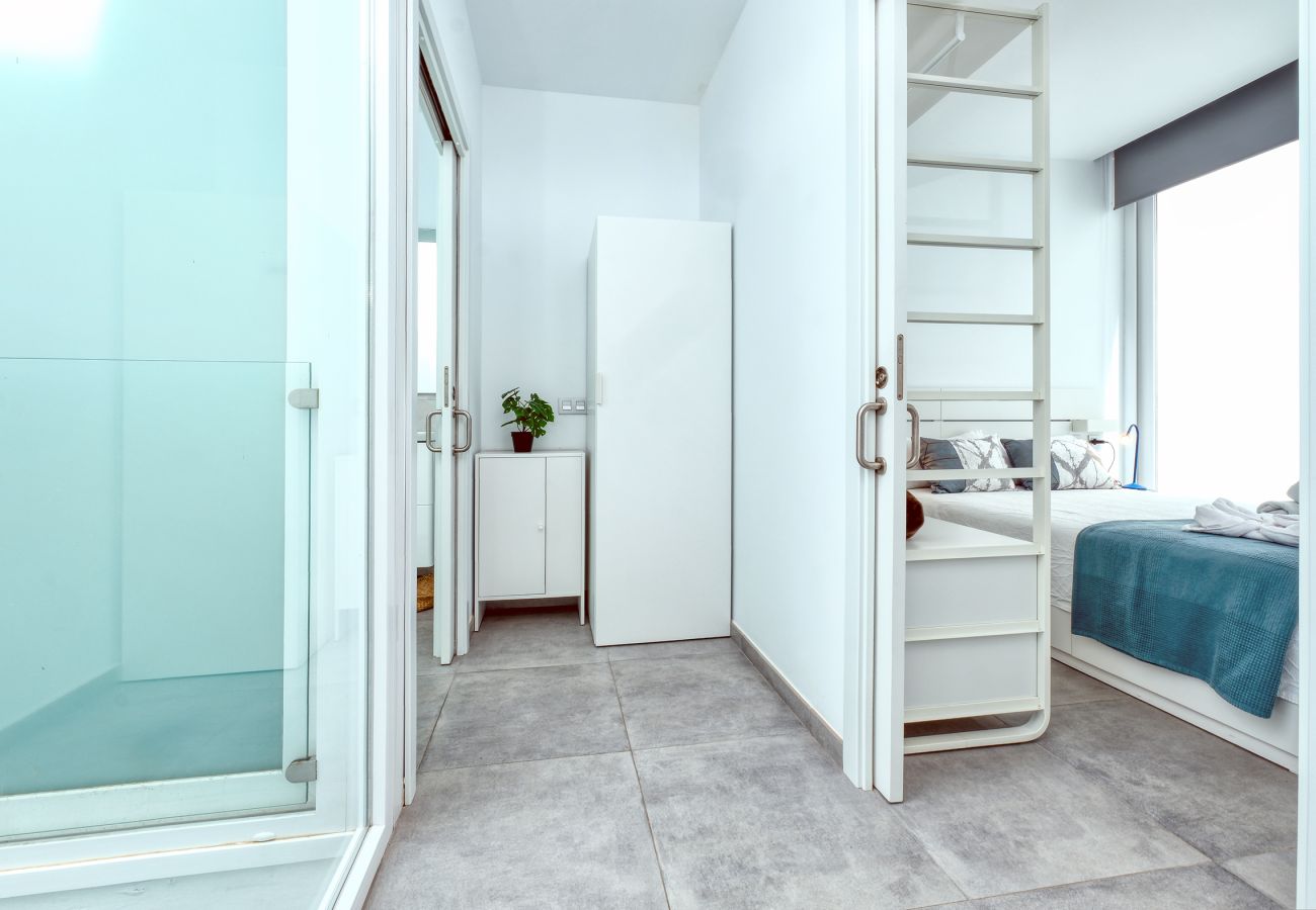 Casa a  Famara - Karma Famara 1 -a 25m dal mare, wifi veloce, terraza sul tetto con vista 