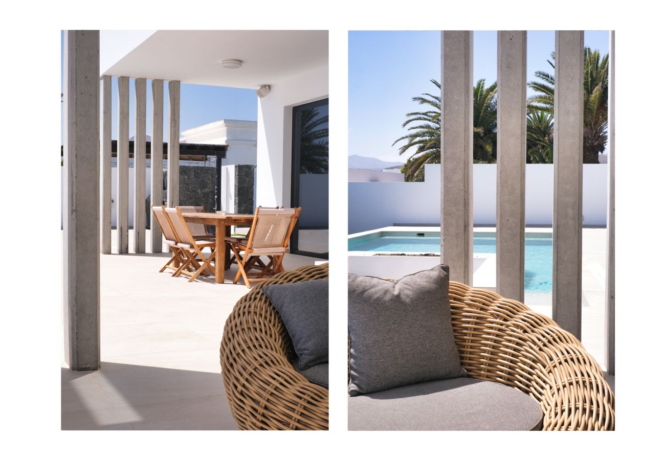 Villa a Puerto Calero - White House - Fire pit and private pool By Lanzarote Vacation Homes