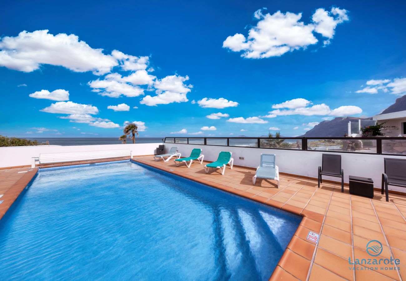 Casa a  Famara - Casa Buenavista 127- Pool- Sea View- LVH